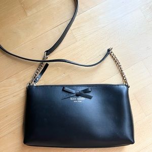 Black Kate Spade Leather Crossbody, Sawyer Street Declan